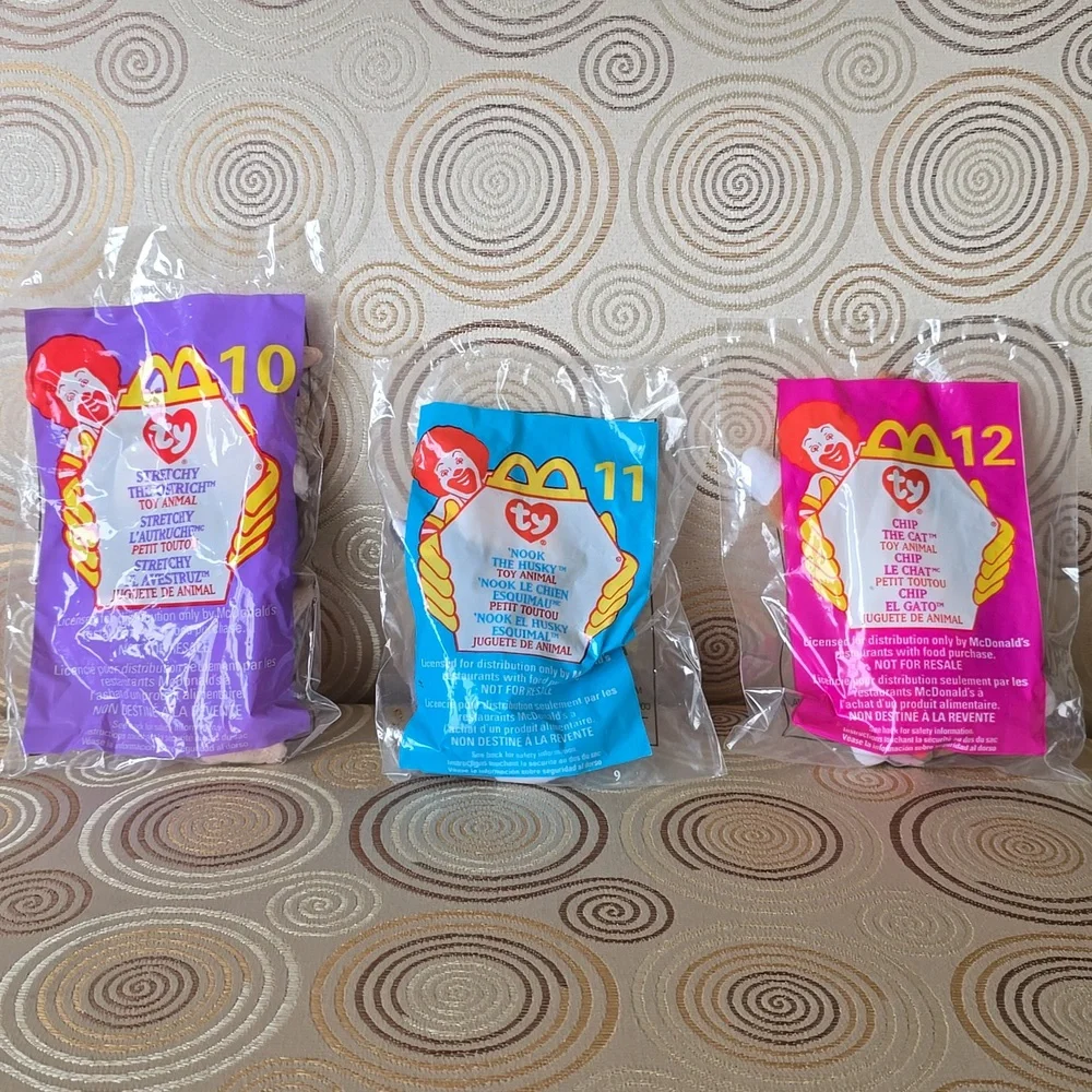 1999 McDonalds Happy Meal❤TY Teenie Beanie Babies☆Full Set New Unopened Packages - Picture 9 of 14